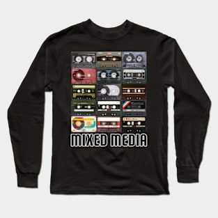 Mixed Media Long Sleeve T-Shirt